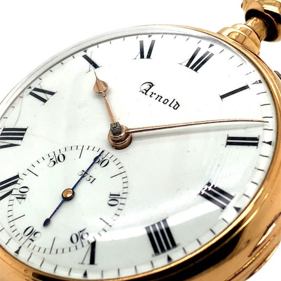 English rose gold half-quarter repeating cylinder watch Circa 1815 English rose gold half-quarter repeating cylinder watch Circa 1815