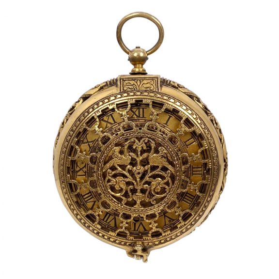 Southern German gilt Renaissance watch with alarm Circa 1590