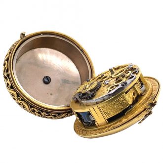 Southern German gilt Renaissance watch with alarm Circa 1590