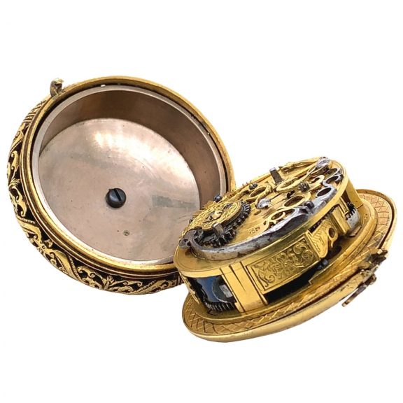 Southern German gilt Renaissance watch with alarm Circa 1590 Southern German gilt Renaissance watch with alarm Circa 1590
