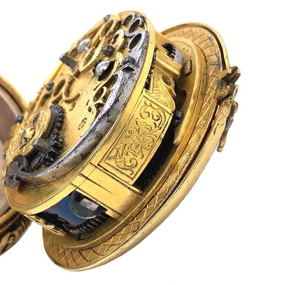 Southern German gilt Renaissance watch with alarm Circa 1590 Southern German gilt Renaissance watch with alarm Circa 1590