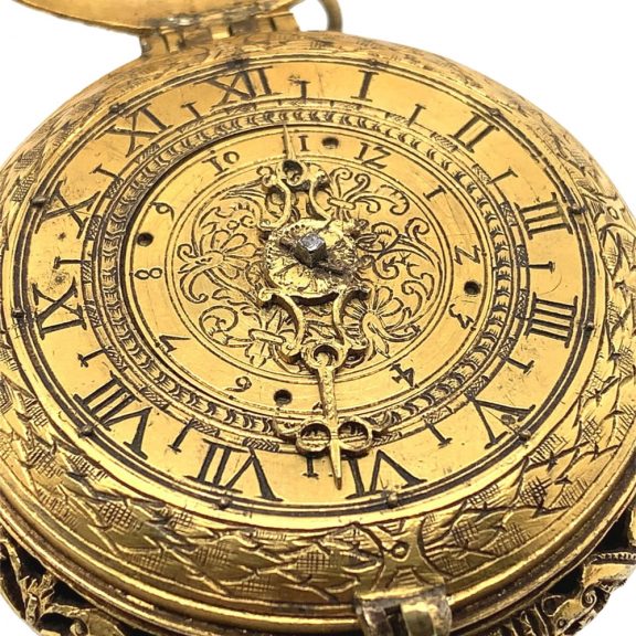 Southern German gilt Renaissance watch with alarm Circa 1590 Southern German gilt Renaissance watch with alarm Circa 1590