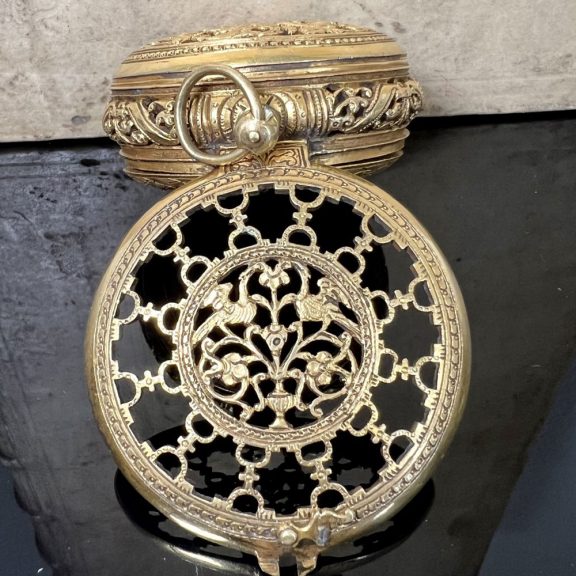 Southern German gilt Renaissance watch with alarm Circa 1590 Southern German gilt Renaissance watch with alarm Circa 1590