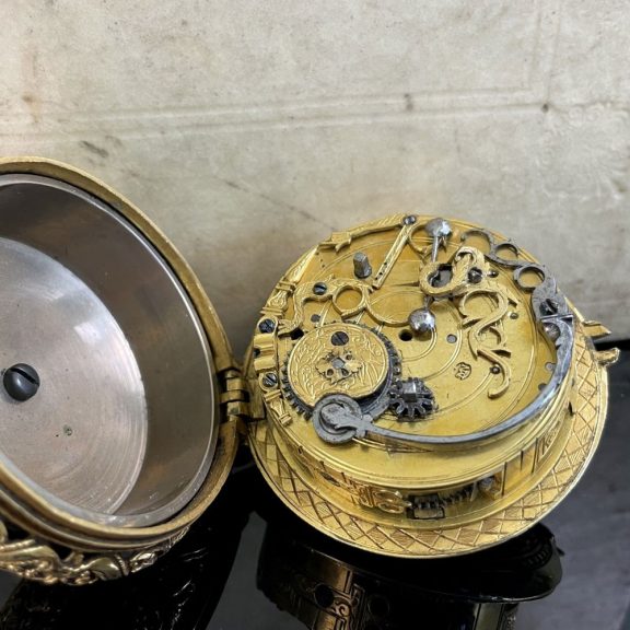 Southern German gilt Renaissance watch with alarm Circa 1590 Southern German gilt Renaissance watch with alarm Circa 1590