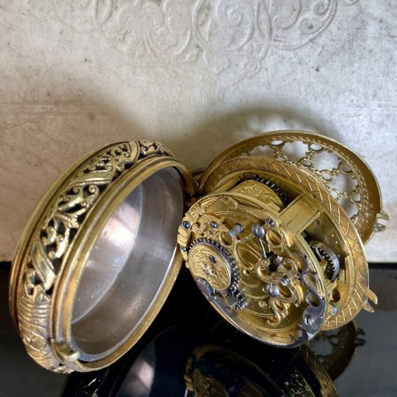 Southern German gilt Renaissance watch with alarm Circa 1590 Southern German gilt Renaissance watch with alarm Circa 1590
