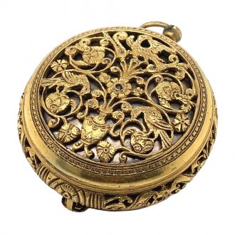 Southern German gilt Renaissance watch with alarm Circa 1590