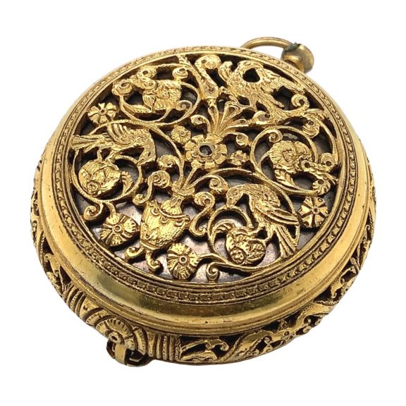 Southern German gilt Renaissance watch with alarm Circa 1590 Southern German gilt Renaissance watch with alarm Circa 1590