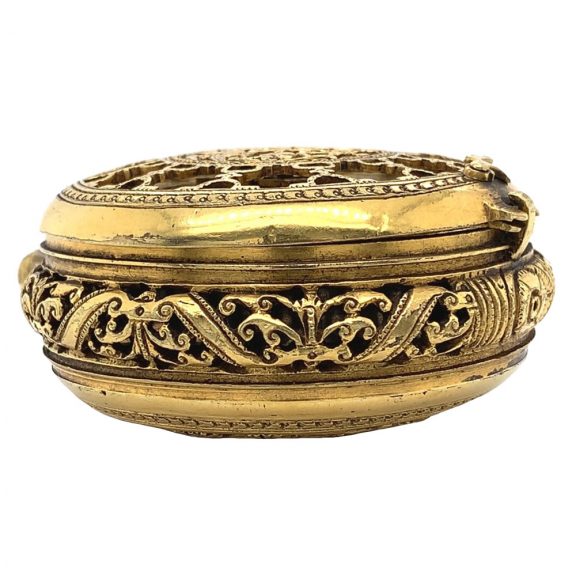 Southern German gilt Renaissance watch with alarm Circa 1590 Southern German gilt Renaissance watch with alarm Circa 1590
