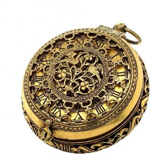 Southern German gilt Renaissance watch with alarm Circa 1590