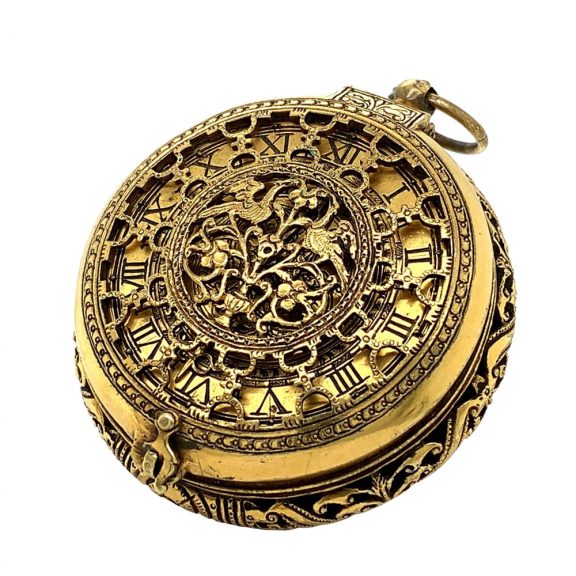 Southern German gilt Renaissance watch with alarm Circa 1590 Southern German gilt Renaissance watch with alarm Circa 1590