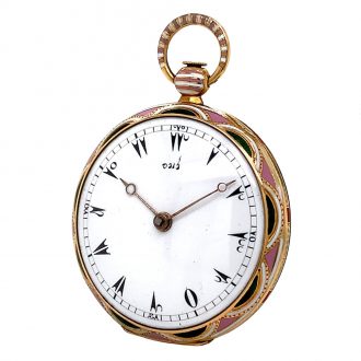 French gold and enamel verge for the Ottoman market Circa 1820