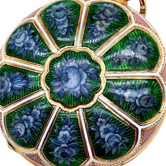 French gold and enamel verge for the Ottoman market Circa 1820