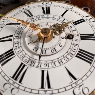 French brass and silver repeating verge coach clock Circa 1775 French brass and silver repeating verge coach clock Circa 1775