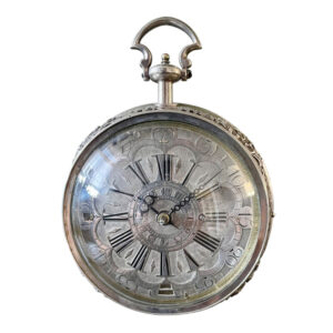 Extremely rare Austrian silver repeating coach clock Circa 1740