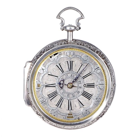 Extremely rare Austrian silver repeating coach clock Circa 1740 Extremely rare Austrian silver repeating coach clock Circa 1740
