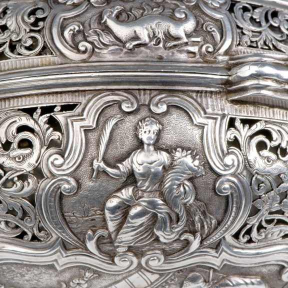 Extremely rare Austrian silver repeating coach clock Circa 1740 Extremely rare Austrian silver repeating coach clock Circa 1740