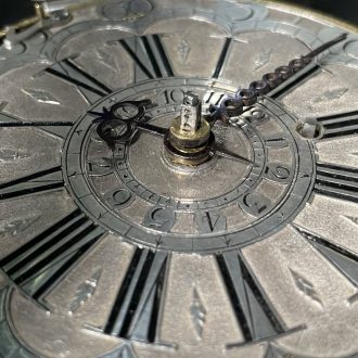 Extremely rare Austrian silver repeating coach clock Circa 1740
