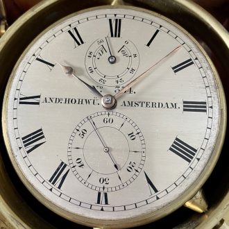 Dutch deck chronometer with 56h power reserve Circa 1860