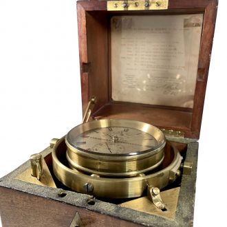 Dutch deck chronometer with 56h power reserve Circa 1860