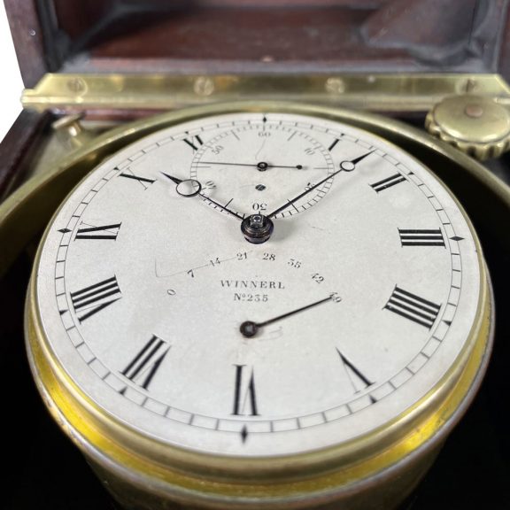 French deck chronometer with 49h power reserve Circa 1835 French deck chronometer with 49h power reserve Circa 1835
