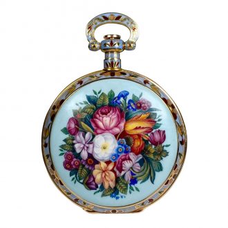 Swiss gold and enamel lever for the Chinese market Circa 1830