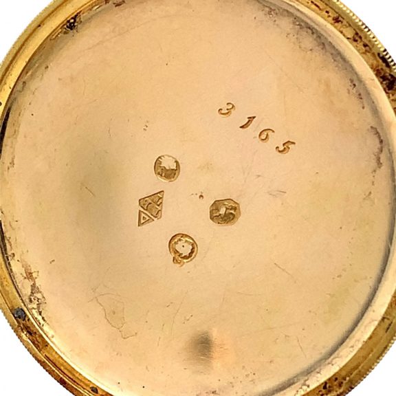 Important French gold montre à tact virgule watch Circa 1800 Important French gold montre à tact virgule watch Circa 1800