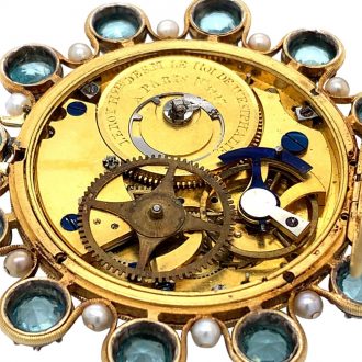 Important French gold montre à tact virgule watch Circa 1800 Important French gold montre à tact virgule watch Circa 1800
