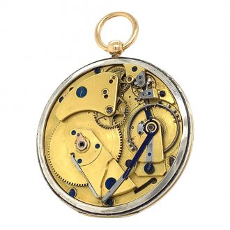 Important French 18K gold lever high precision watch Circa 1825