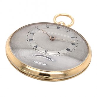 Important French 18K gold lever high precision watch Circa 1825