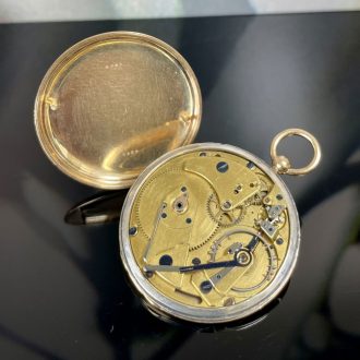 Important French 18K gold lever high precision watch Circa 1825
