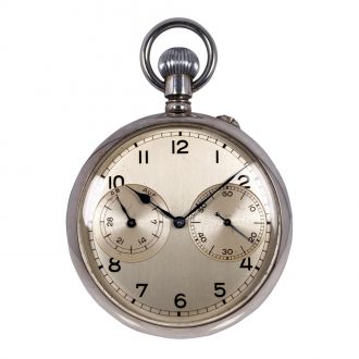 German chrome plated 35h power reserve deck watch Circa 1944