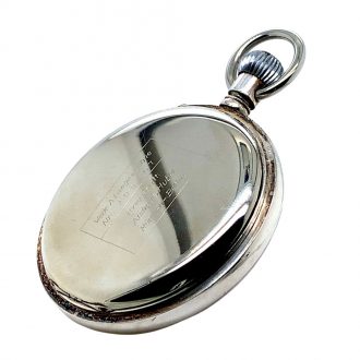 German chrome plated 35h power reserve deck watch Circa 1944