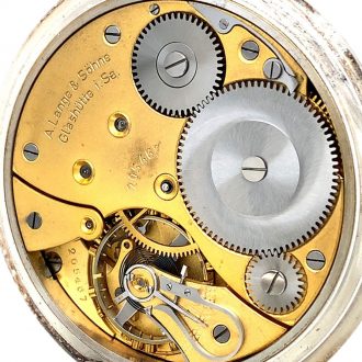German chrome plated 35h power reserve deck watch Circa 1944