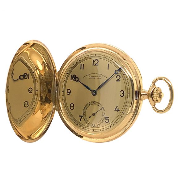 German 14K gold hunting cased lever pocket watch Circa 1939 German 14K gold hunting cased lever pocket watch Circa 1939