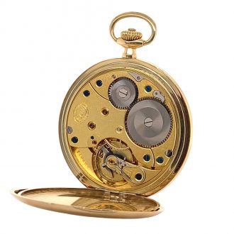 German 14K gold hunting cased lever pocket watch Circa 1939