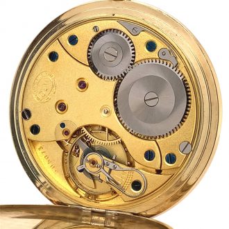 German 14K gold hunting cased lever pocket watch Circa 1939
