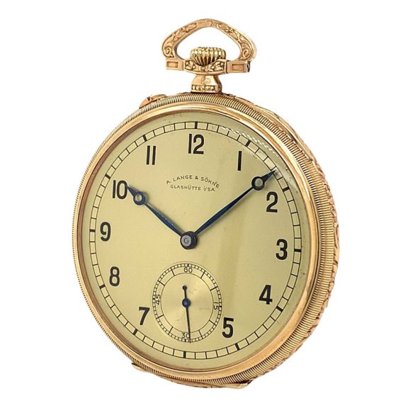 German 14K rose gold open faced lever watch Circa 1929 German 14K rose gold open faced lever watch Circa 1929