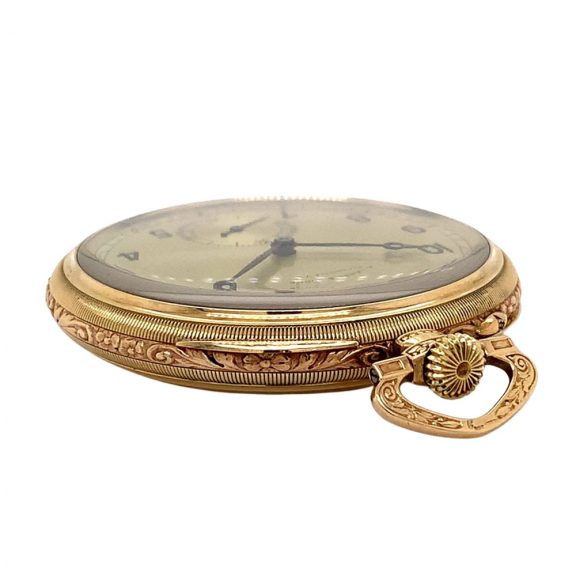 German 14K rose gold open faced lever watch Circa 1929 German 14K rose gold open faced lever watch Circa 1929