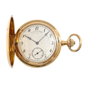 German 18 Carat rose gold quality 1A lever watch Circa 1906