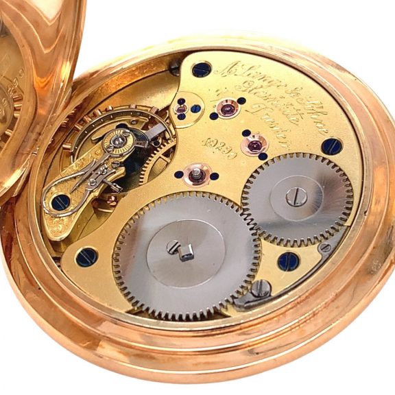 German 18K rose gold quality 1A lever watch Circa 1906 German 18K rose gold quality 1A lever watch Circa 1906