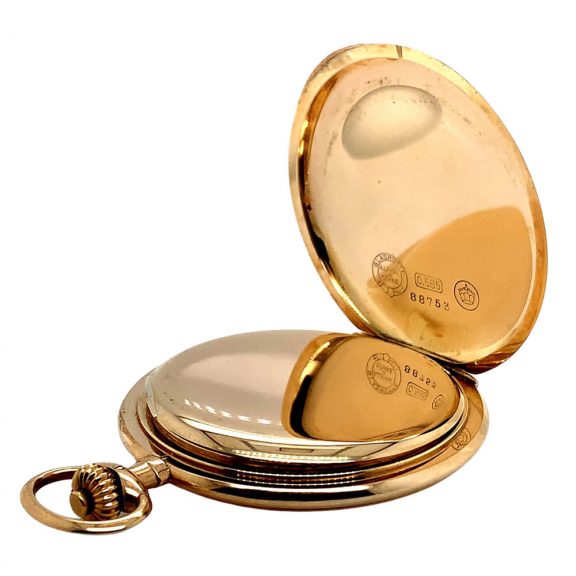 German 14K gold hunting cased lever pocket watch Circa 1922 German 14K gold hunting cased lever pocket watch Circa 1922