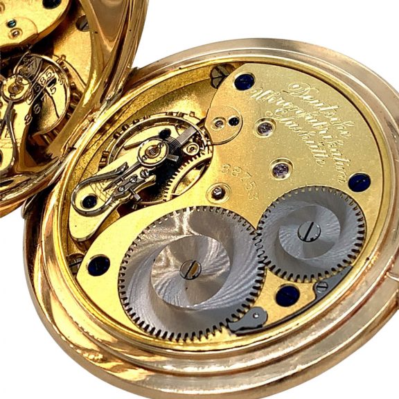 German 14K gold hunting cased lever pocket watch Circa 1922 German 14K gold hunting cased lever pocket watch Circa 1922