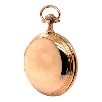 German hunting cased lever watch with seconde morte Circa 1884