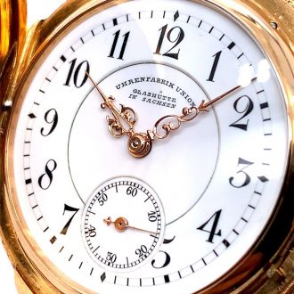 German rose gold and niëllo hunting cased watch Circa 1900 German rose gold and niëllo hunting cased watch Circa 1900