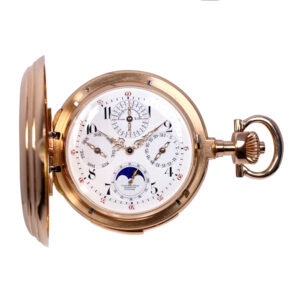 Important German 18K rose gold quality 1A lever watch Circa 1895