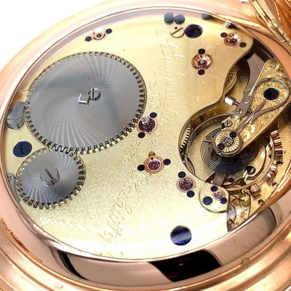 Important German 18K rose gold quality 1A lever watch Circa 1895 Important German 18K rose gold quality 1A lever watch Circa 1895