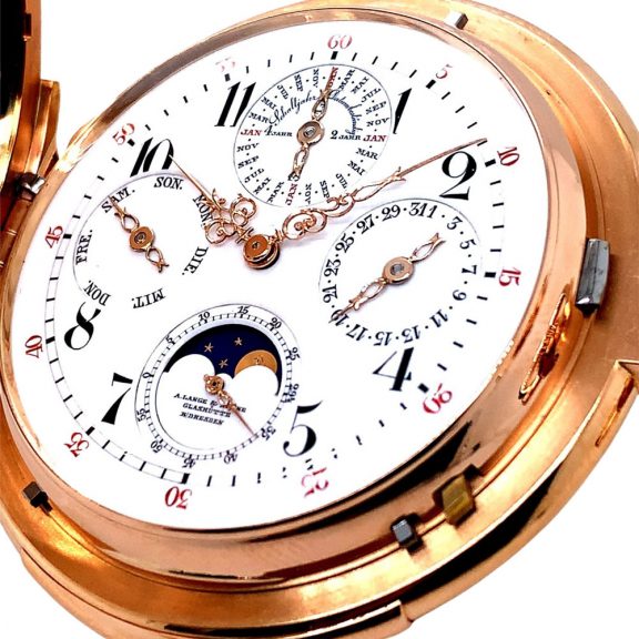 Important German 18K rose gold quality 1A lever watch Circa 1895 Important German 18K rose gold quality 1A lever watch Circa 1895