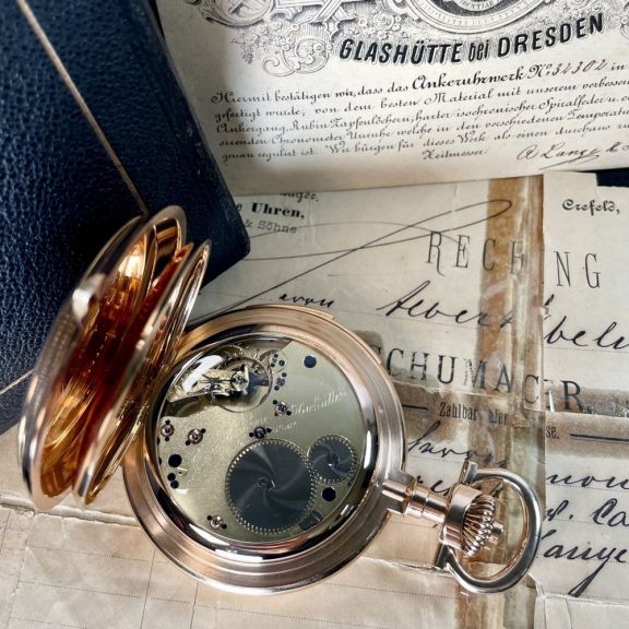 Important German 18K rose gold quality 1A lever watch Circa 1895 Important German 18K rose gold quality 1A lever watch Circa 1895