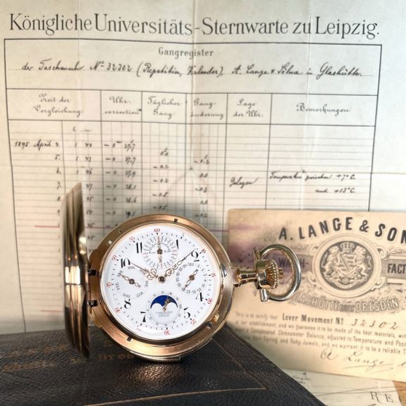 Important German 18K rose gold quality 1A lever watch Circa 1895 Important German 18K rose gold quality 1A lever watch Circa 1895