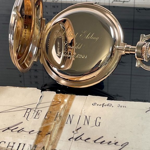 Important German 18K rose gold quality 1A lever watch Circa 1895 Important German 18K rose gold quality 1A lever watch Circa 1895